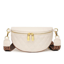 Load image into Gallery viewer, Myra Quilted Leather Crescent Sling Bag
