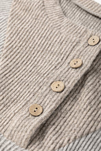 Load image into Gallery viewer, Jet Stream Color Contrast Ribbed Loose Fit Long Sleeve Top
